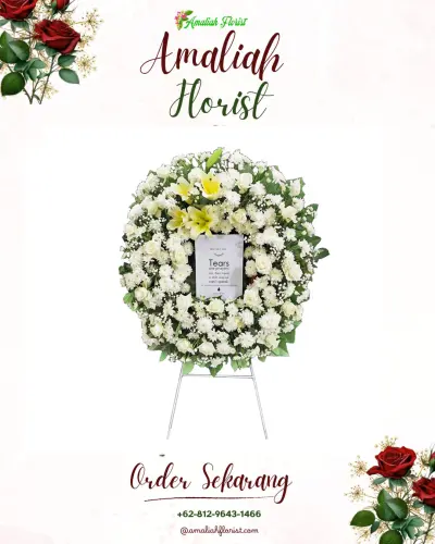 Krans Bunga Duka Cita di Bubutan