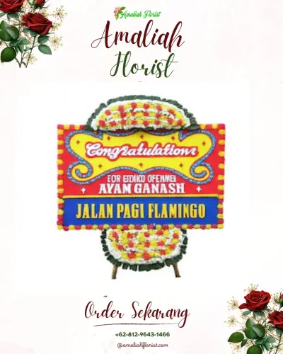 Bunga Papan Congratulation di Bubutan